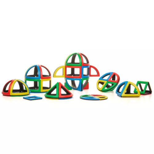 Mágneses Polydron Gömbkészlet - osztálykészlet