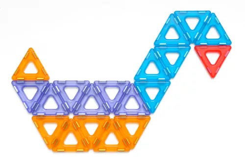 Átlátszó Mágneses Polydron osztálykészlet