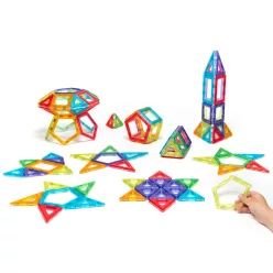 Átlátszó Mágneses Polydron felfedezőcsomag