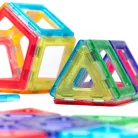 Átlátszó Mágneses Polydron felfedezőcsomag