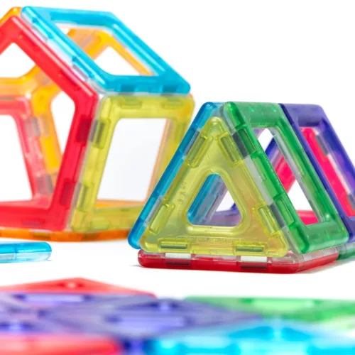 Átlátszó Mágneses Polydron felfedezőcsomag