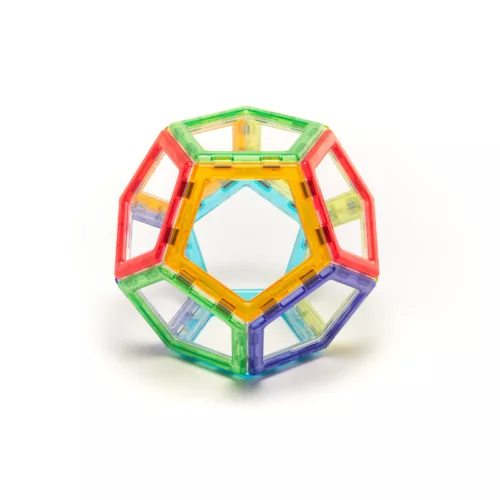 Átlátszó Mágneses Polydron felfedezőcsomag