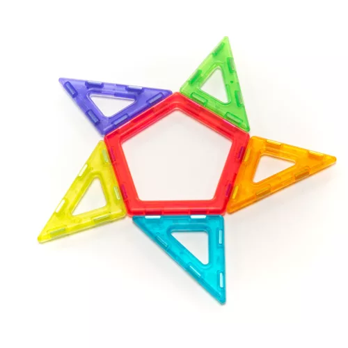 Átlátszó Mágneses Polydron felfedezőcsomag