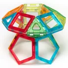 Átlátszó Mágneses Polydron felfedezőcsomag