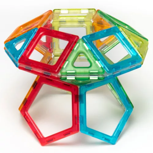 Átlátszó Mágneses Polydron felfedezőcsomag