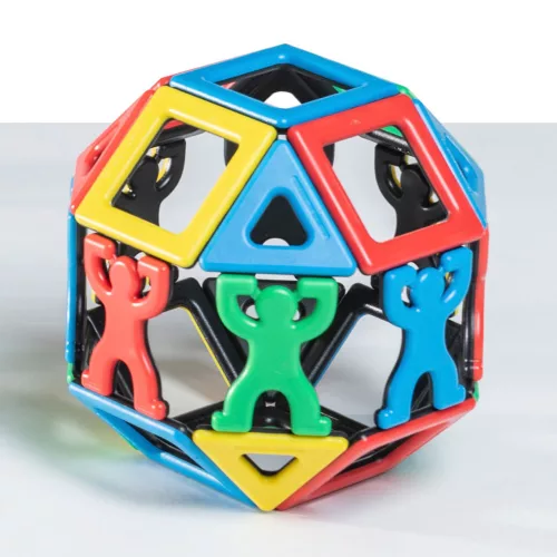 Mágneses Polydron Akrobatakészlet
