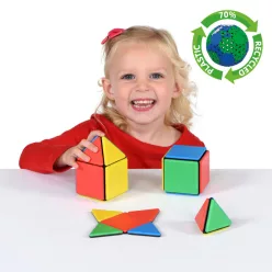 Tömör Mágneses Polydron készlet