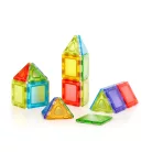 Átláltszó Tömör Mágneses Polydron készlet