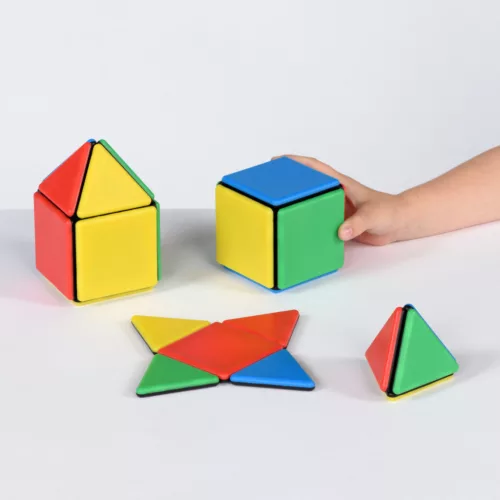 Tömör Mágneses Polydron készlet