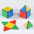 Tömör Mágneses Polydron készlet