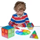 Átlátszó Tömör Mágneses Polydron osztálykészlet
