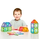 Polydron KinderMag Átlátszó mágneses építőkészlet