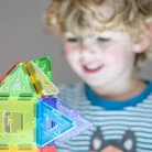 Polydron KinderMag Átlátszó mágneses építőkészlet