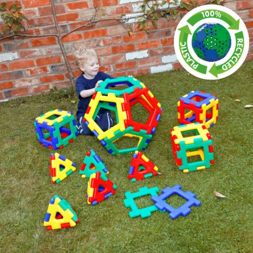 Óriás Polydron Szabályos testek készlet
