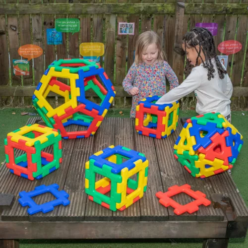 Óriás Polydron Szabályos testek készlet