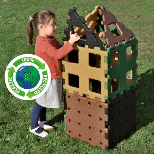 XL Polydron Földszínek készlet 1