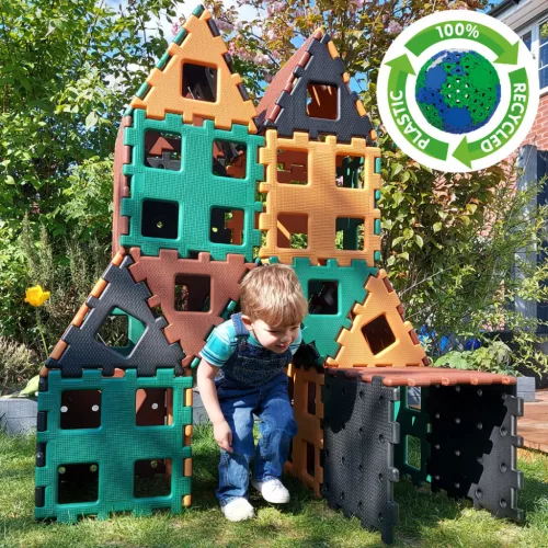 XL Polydron Földszínek készlet 3