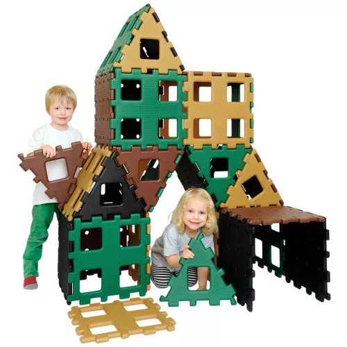XL Polydron Földszínek készlet 3