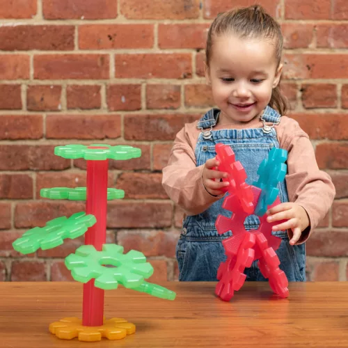 Első átlátszó Polydron Octoplay készletem