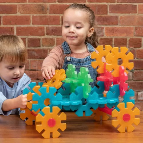 Első átlátszó Polydron Octoplay készletem - osztálykészlet