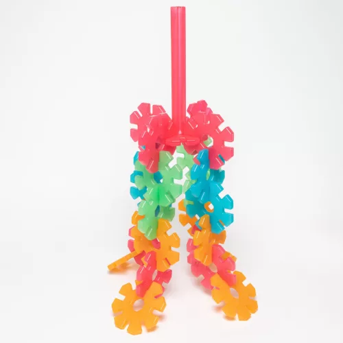 Első átlátszó Polydron Octoplay készletem - osztálykészlet
