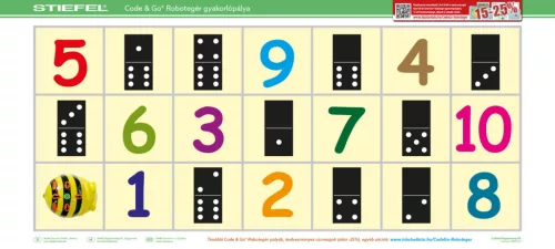 Code & Go® Robotegér pálya, Számok