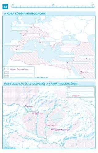 Földrajzi körvonalas munkatérképek atlasza