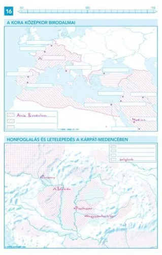 Történelmi körvonalas térképek atlasza I.