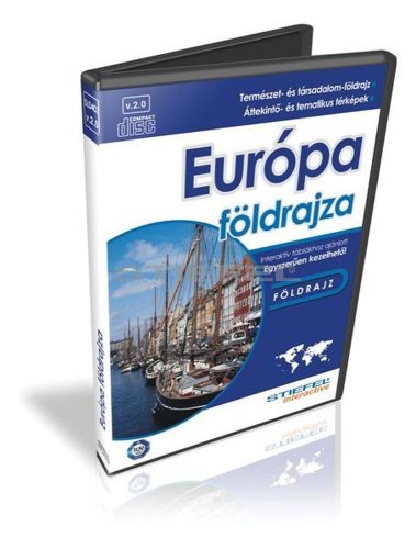 Európa földrajza CD,Digitális tananyag