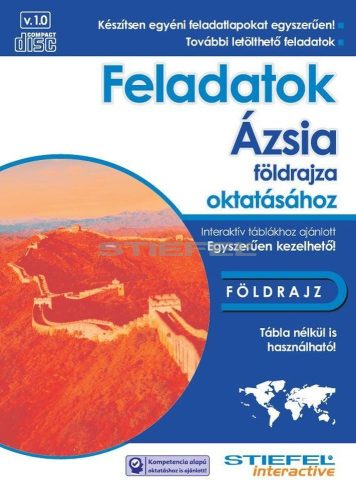 Feladatok Ázsia földrajza oktatásához CD- 3 gépes licenc