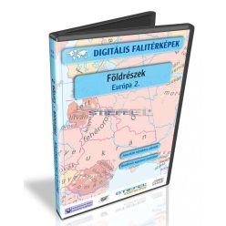   Digitális Térkép - Földrészek - Európa 2. (11 térkép)