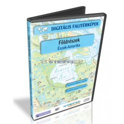   Digitális Térkép - Földrészek - Észak-Amerika (14 térkép)