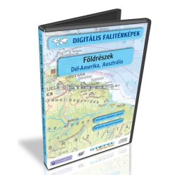   Digitális Térkép - Földrészek - Dél-Amerika, Ausztrália (13 térkép)