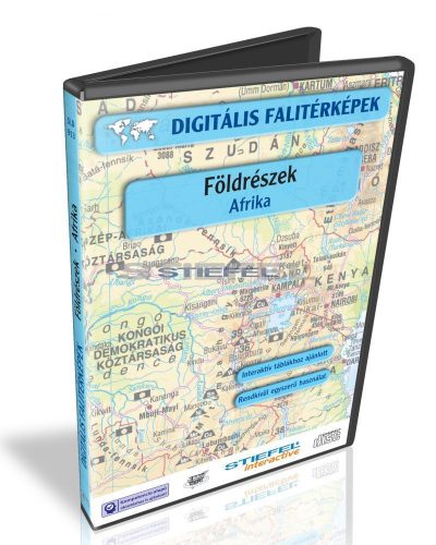 Digitális Térkép - Földrészek - Afrika (8 térkép)