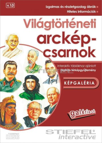 Világtörténelmi arcképcsarnok CD,Digitális tananyag,Galéria CD