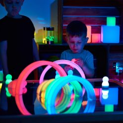 Szivárványos világító ívek