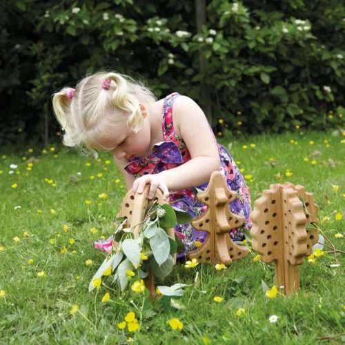 3D Fűzögetők, fa formájú (3 db)