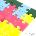 Átlátszó színes puzzle