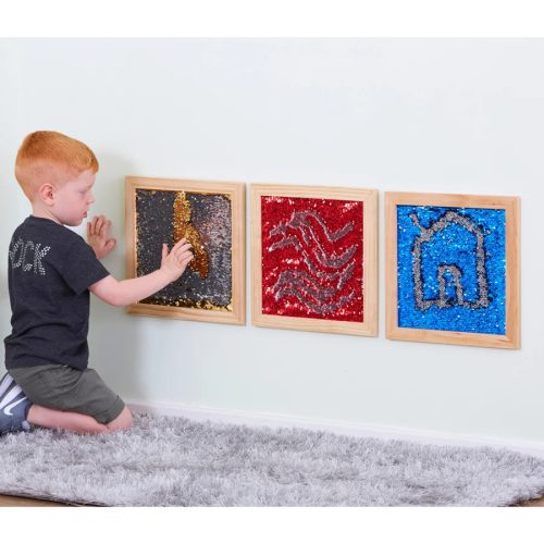 Szenzoros Flitteres Keretek (3 db)