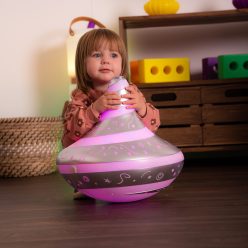 Óriás fény- és hang búgócsiga