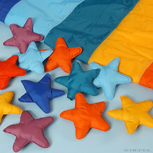 Szivárványhullám ejtőernyő, 2x1m