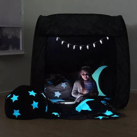 Sötétben világító babzsákfotel