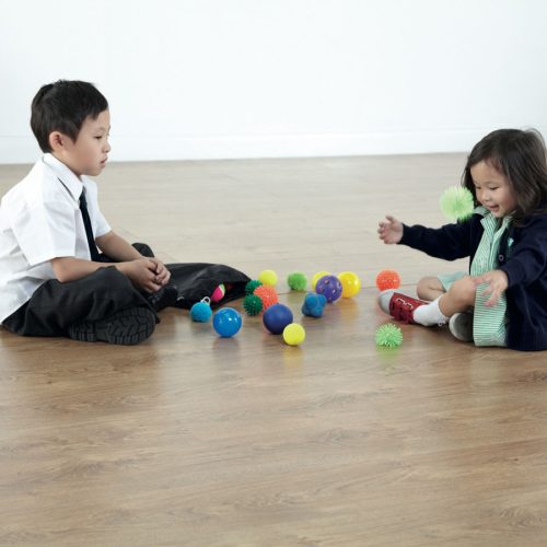 Multiszenzoros Tapintásfejlesztő Labdakészlet (20 db-os)