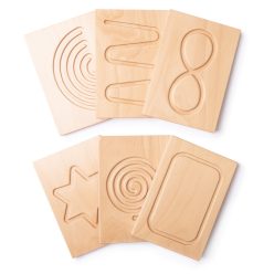 Légzést segítő táblák fából (6 db)