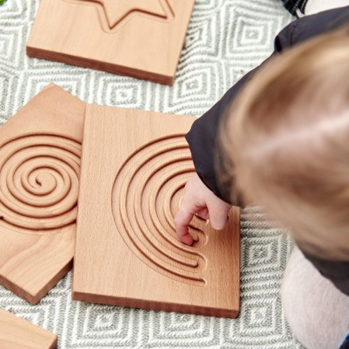 Légzést segítő táblák fából (6 db)